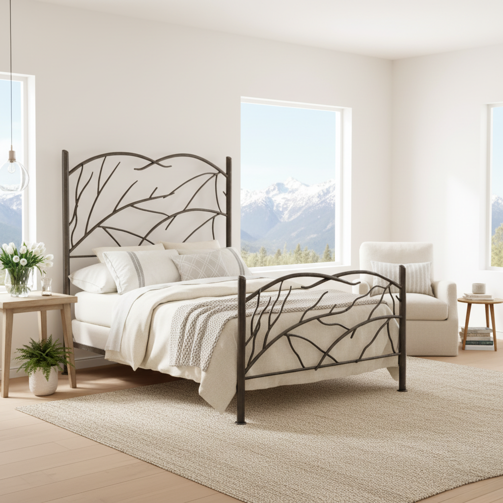 Windfall Wrought Iron Bed