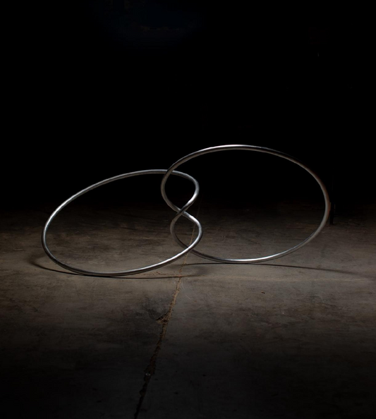 Large Steel Trefoil Knot Sculpture