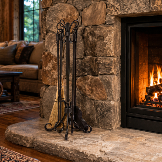 Delta Fireplace Tool Set - 5 Piece Set