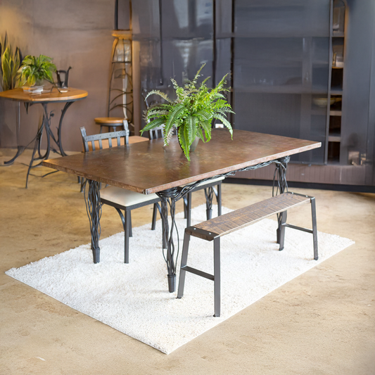 Urban Forge Black River Farm Dining Table