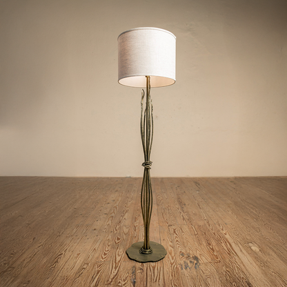 Urban Forge Black River Iron Floor Lamp