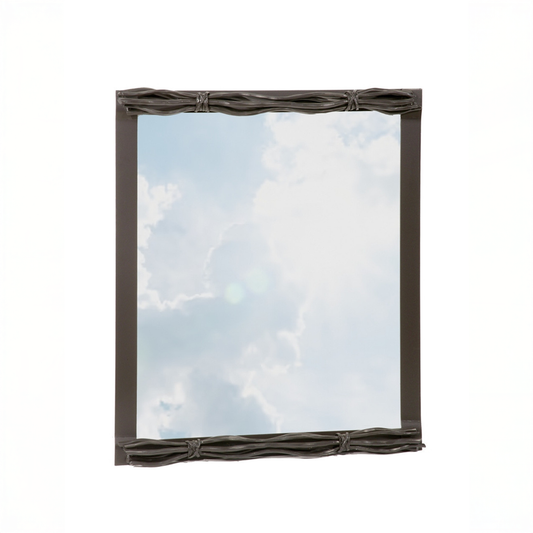 Urban Forge Black River Iron Wall Mirror