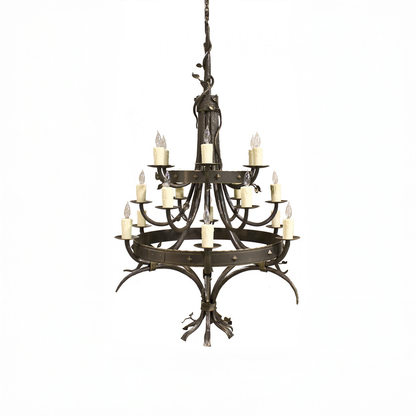 Urban Forge Elm Springs Iron Chandelier