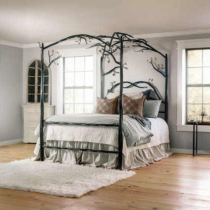 Urban Forge Elm Springs Wrought Iron Canopy Bed