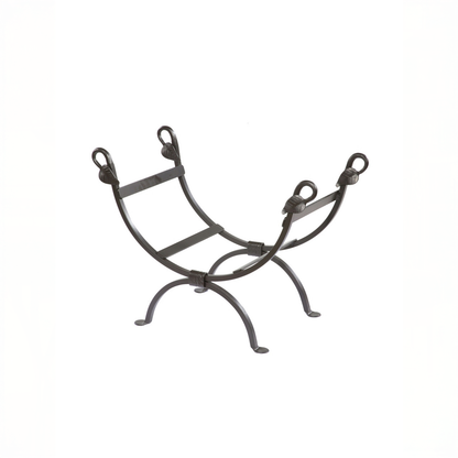 Urban Forge Iron Log Basket - Evening Shade Collection