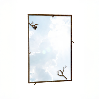 Urban Forge Evergreen Iron Wall Mirror