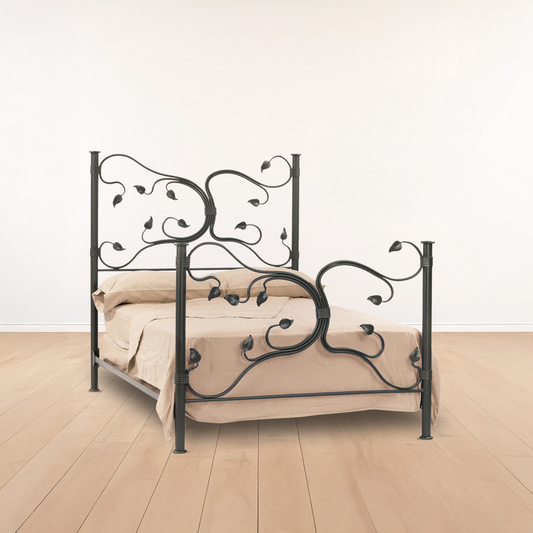 Urban Forge Fair Oak Wrought Iron Bed