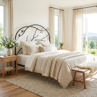 Forest Archway Hand-Forged Iron Bed