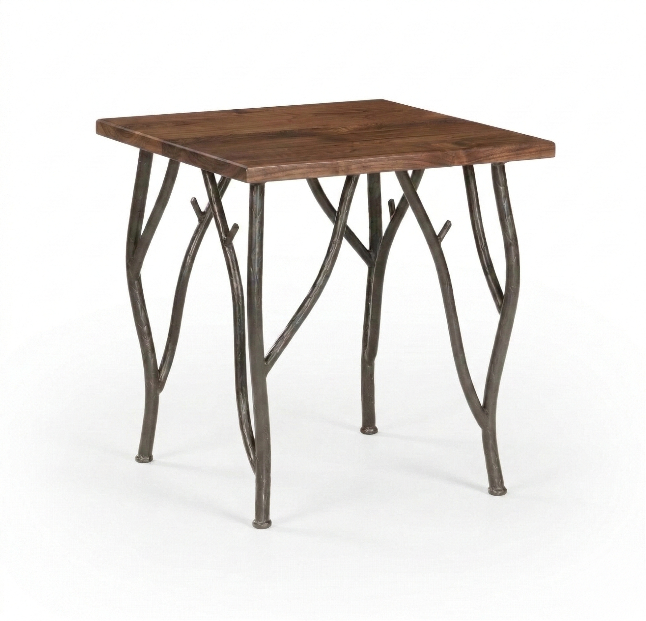 Rustic Iron Side Table Iron Side Tables for Living Room | Handcrafted Side Tables – Urban Forge