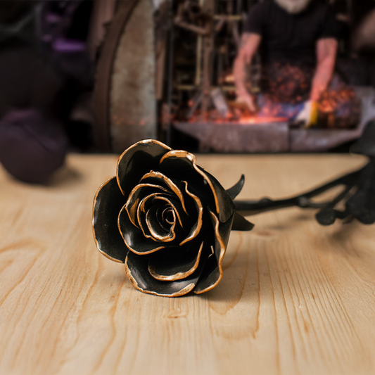 Urban Forge Hand-Forged Rose Keepsake