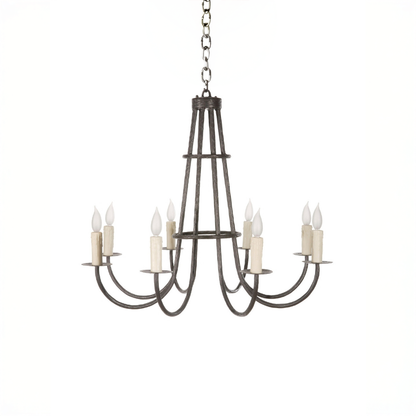 Urban Forge Huntington Iron Chandelier - 8 Arm