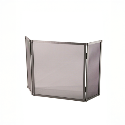 Urban Forge Iron Fire Screen - Full Faced - Triple Panel