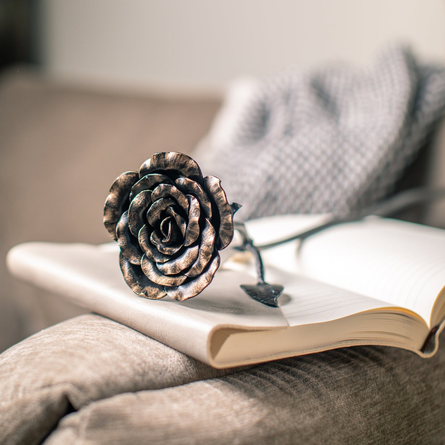 Hand-Forged Rose Keepsake