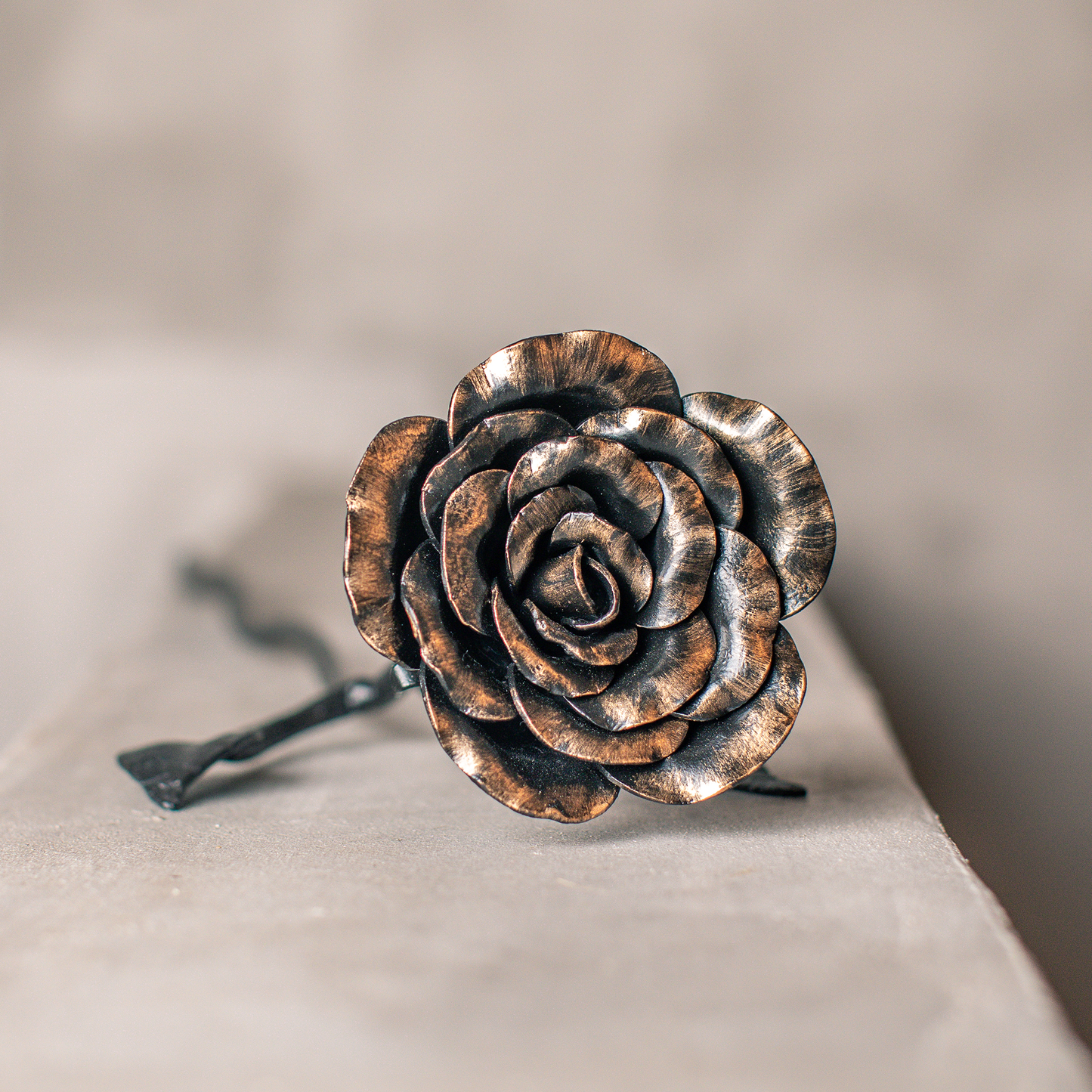 Hand-Forged Rose Keepsake