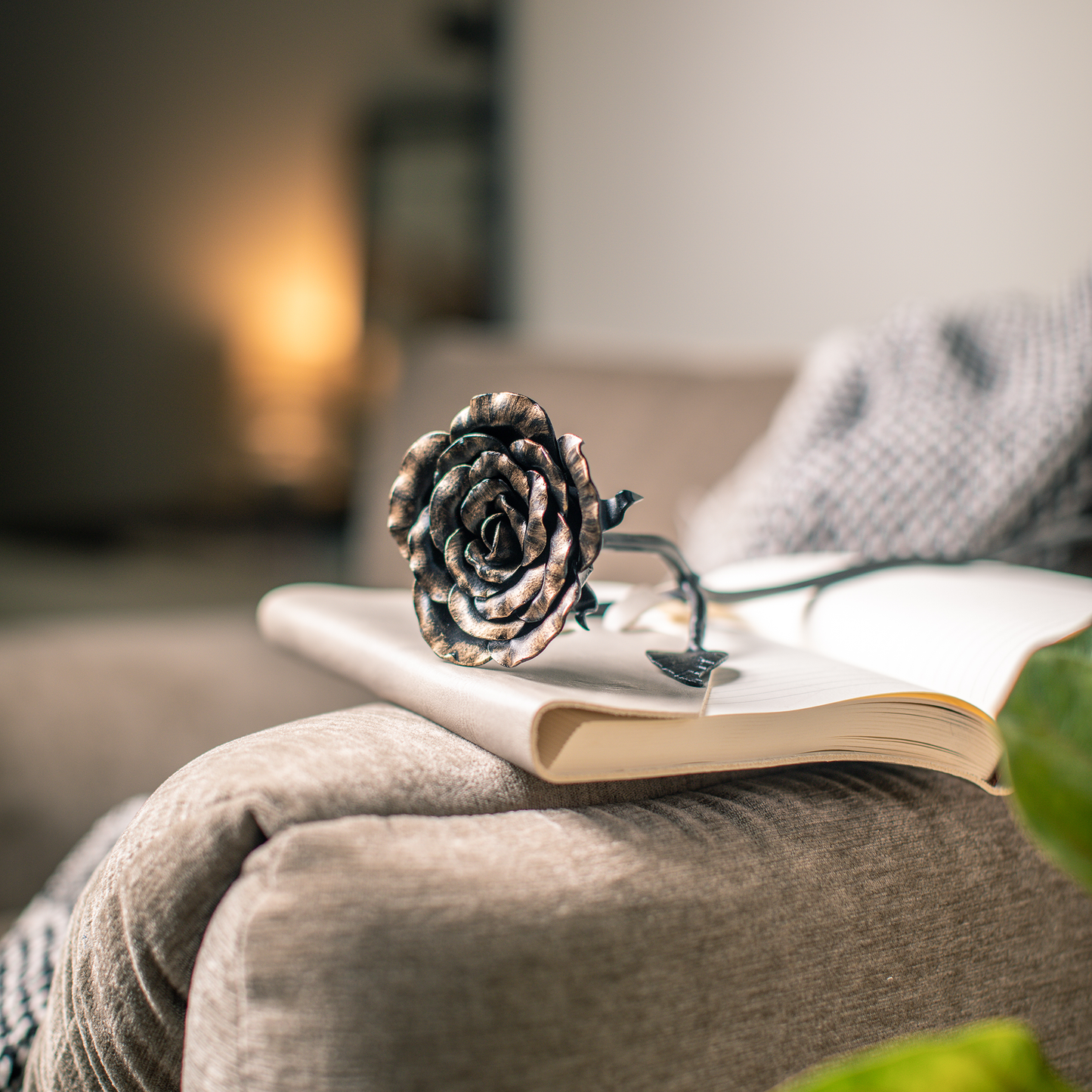 Hand-Forged Rose Keepsake