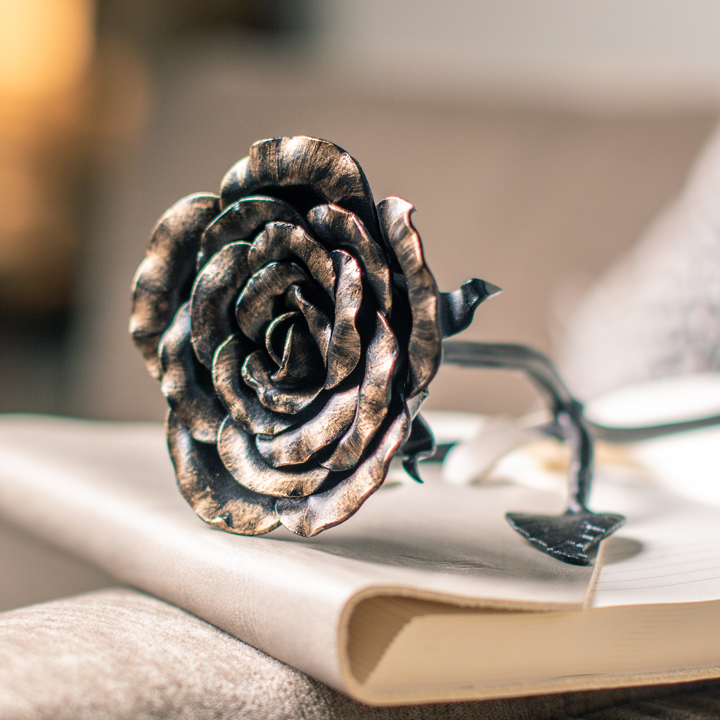 Hand-Forged Rose Keepsake