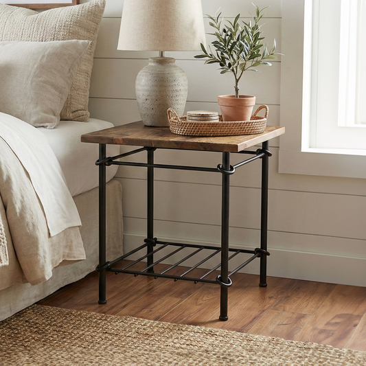 Knot Iron Side Table