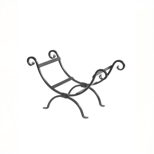 Urban Forge Iron Log Basket - Meadow