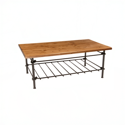 Urban Forge Rose Bud Iron Coffee Table