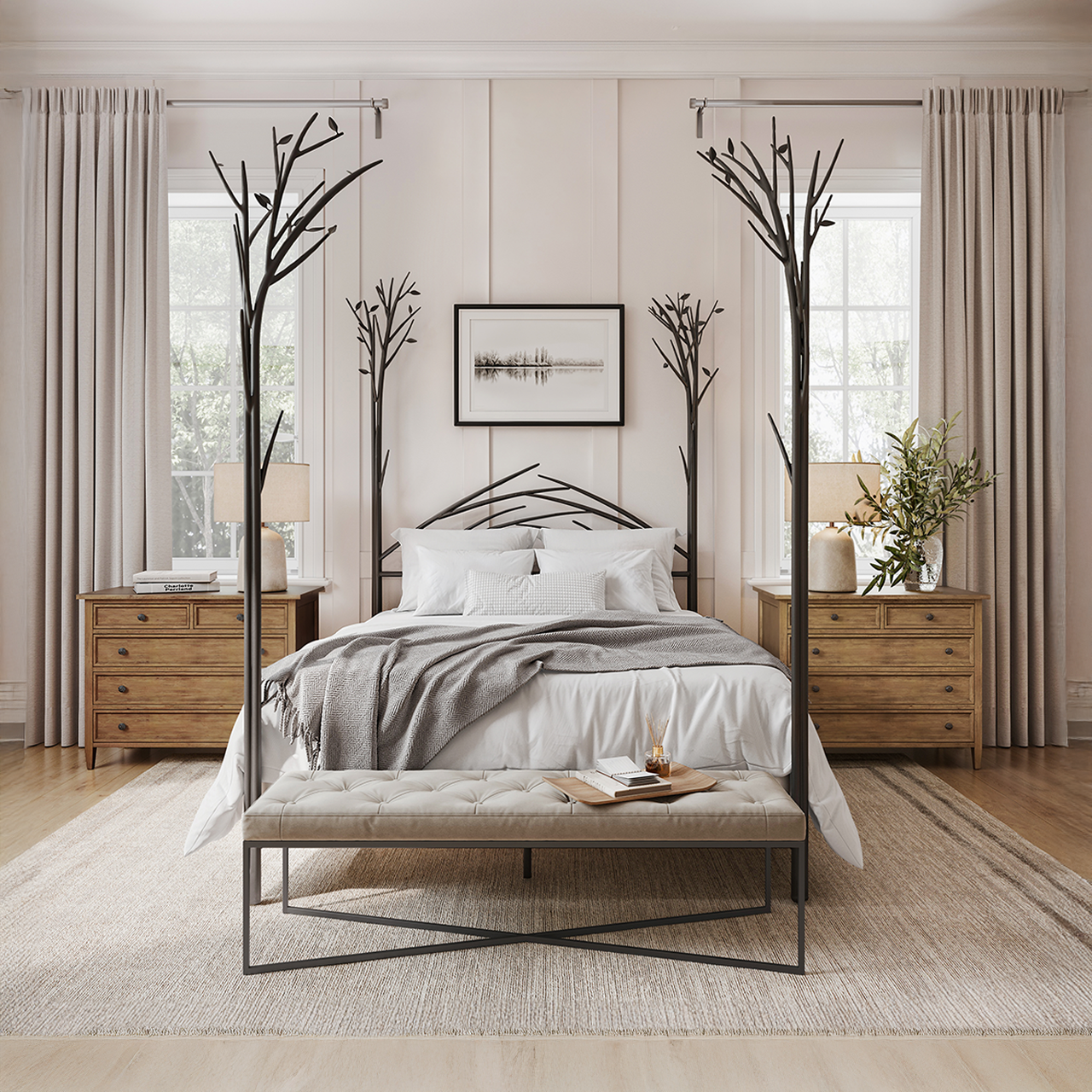 Urban Forge Sapling Forged Iron Bed