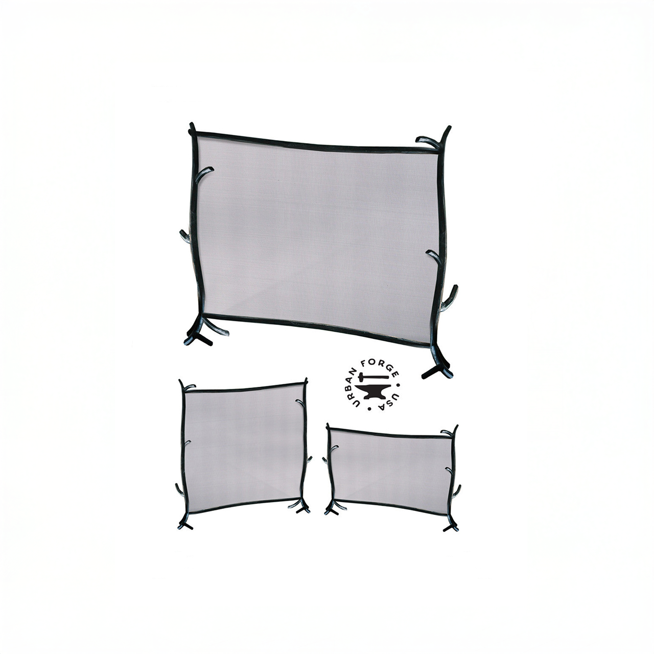 Urban Forge Custom Size Sylamore Fire Screen