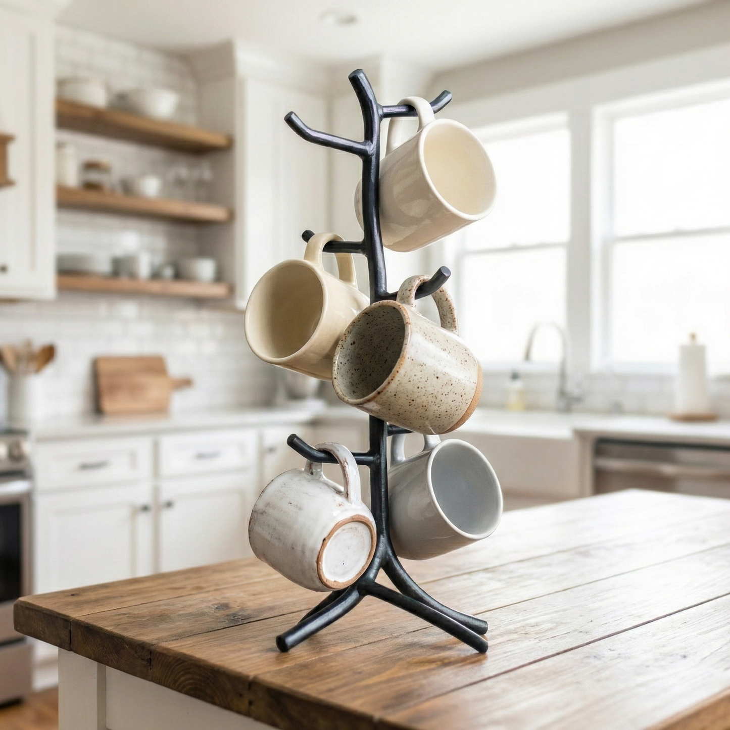 Twig Hand-Forged Mug Tree