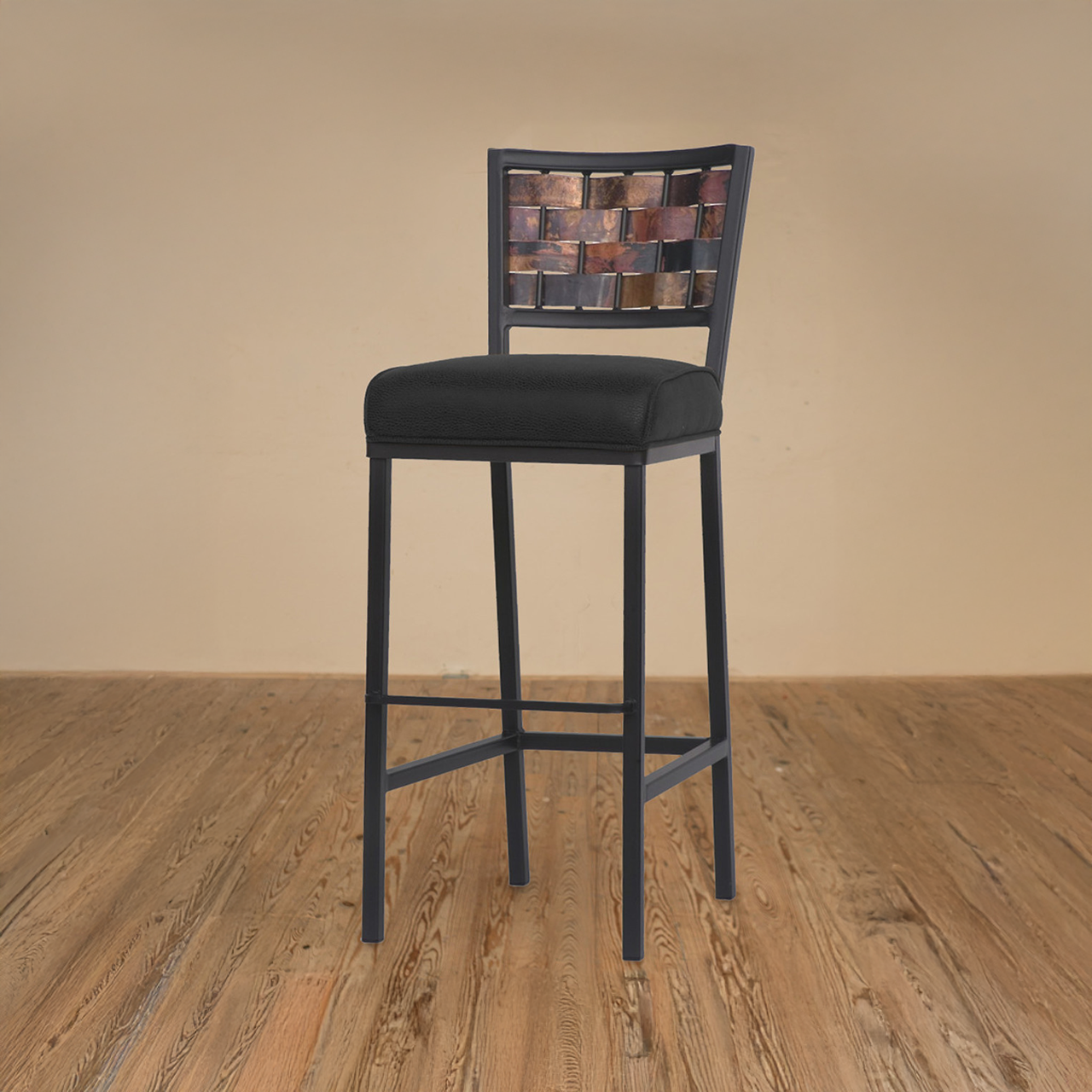 Urban Forge Westfork Iron Square Stool