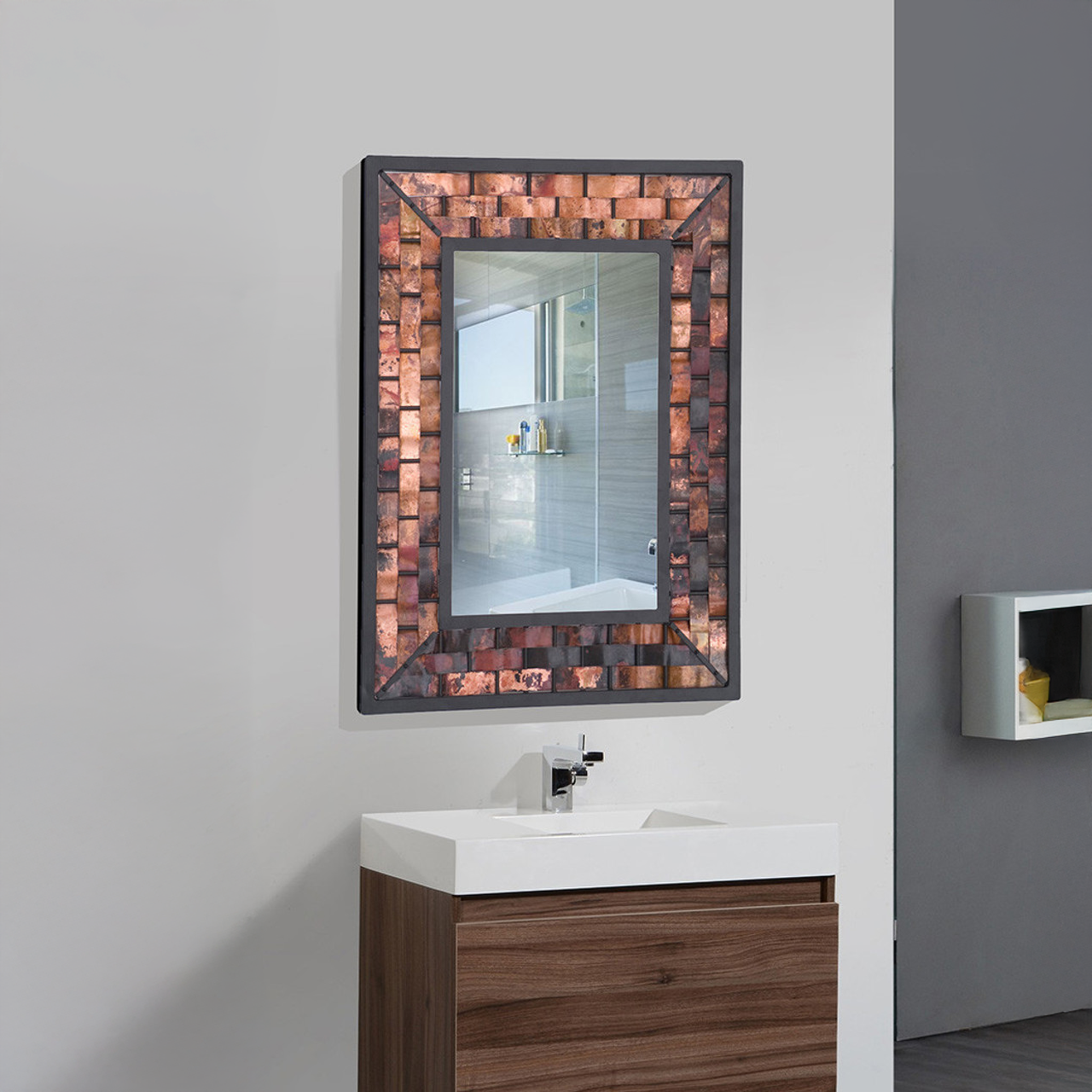 Urban Forge Westfork Iron Wall Mirror