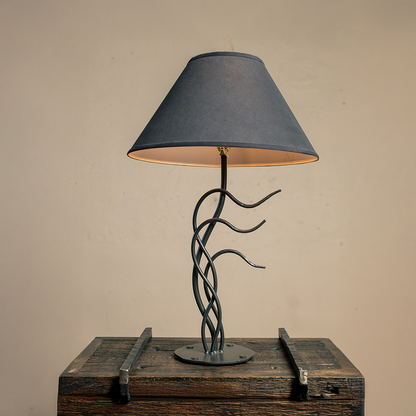 Urban Forge Windblown Iron Table Lamp