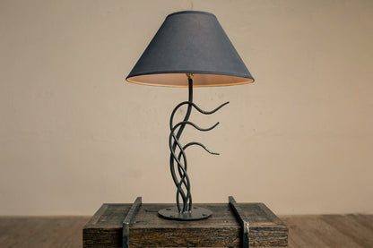 Urban Forge Windblown Iron Table Lamp