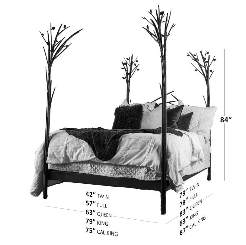 Urban Forge Sapling Forged Iron Bed