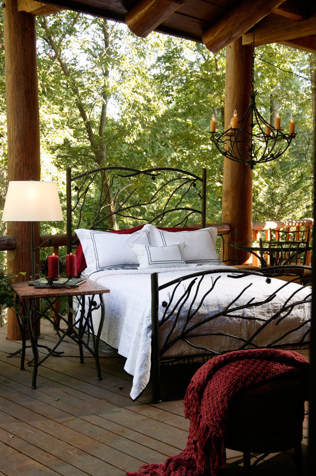 Urban Forge Evergreen Wrought Iron Bed