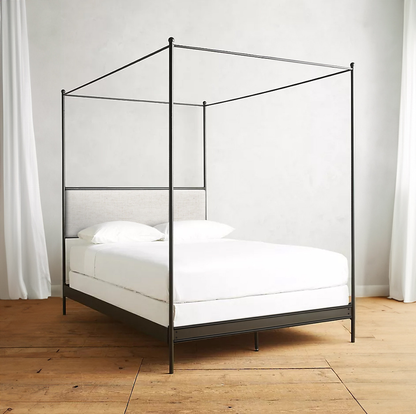 Corinth Iron Canopy Bed