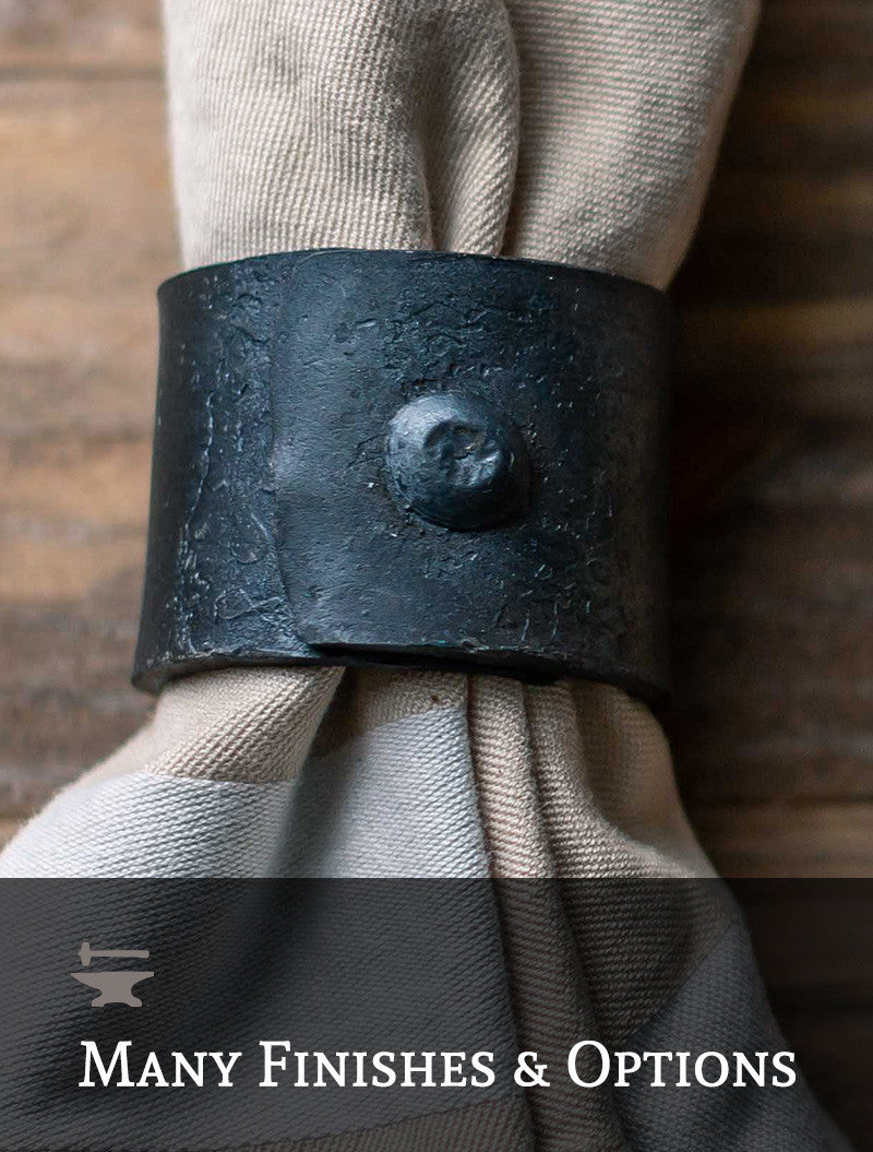 Urban Forge Cufflink Napkin Ring - Set of 4