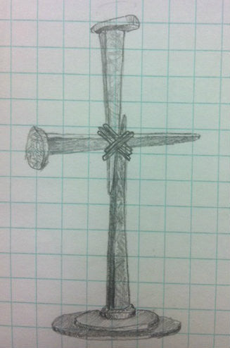 Custom Iron Nail Cross