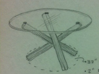 Custom Tripod Table