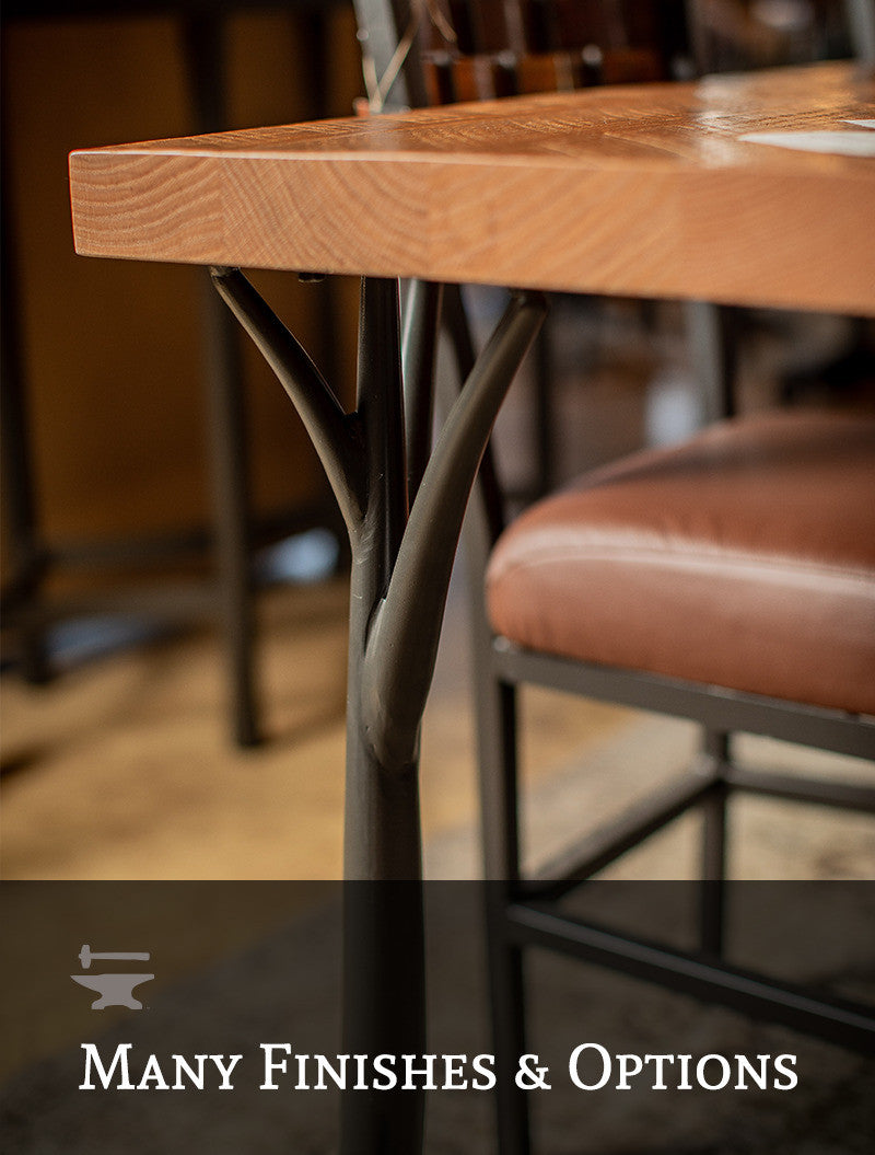 Urban Forge Driftwood Dining Table