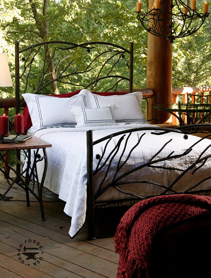 Urban Forge Evergreen Wrought Iron Bed